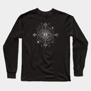 Sri Yantra | Sacred Geometry Long Sleeve T-Shirt